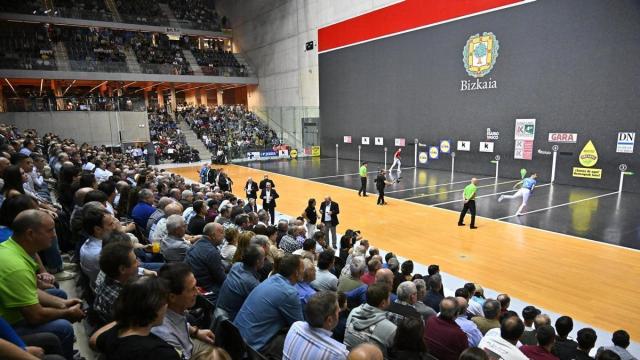 Imagen de la final del Cuatro y Medio del pasado año disputada en Bilbao.