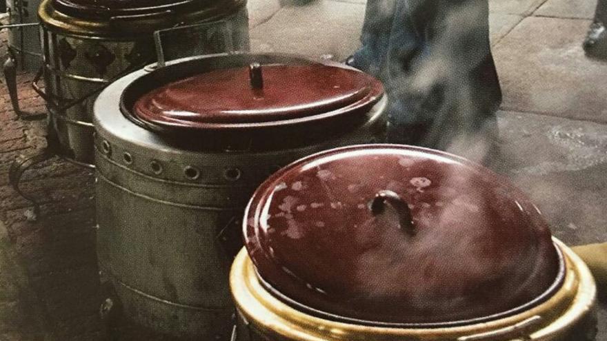 Detalle de un concurso de putxeras.