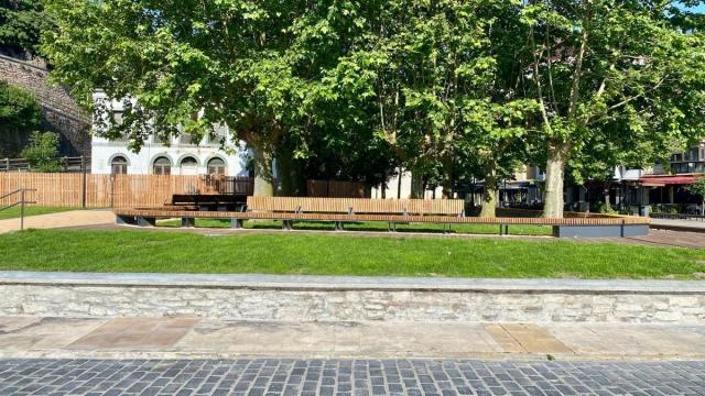 El nuevo jardín de Erkibe en Zumaia.
