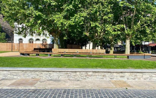 El nuevo jardín de Erkibe en Zumaia.