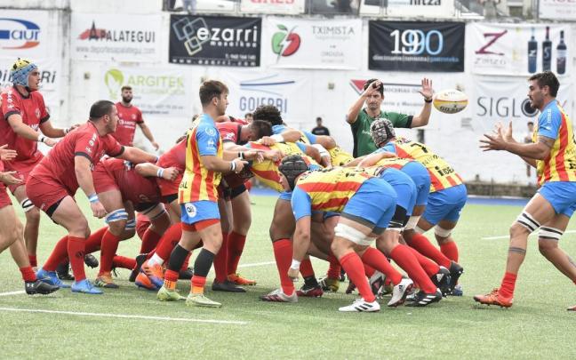 El Ampo Ordizia, en un encuentro jugado en Altamira.