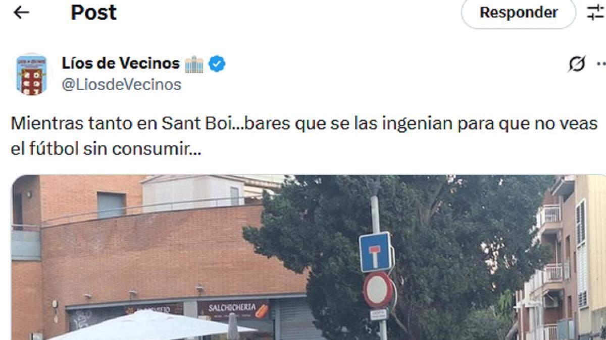 El comienzo del post.