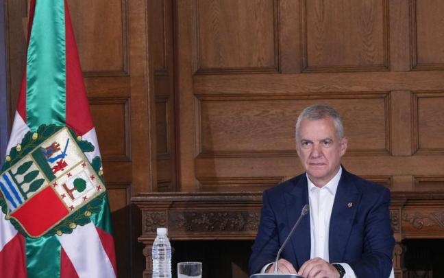 El lehendakari, Iñigo Urkullu, en el Consejo de Gobierno