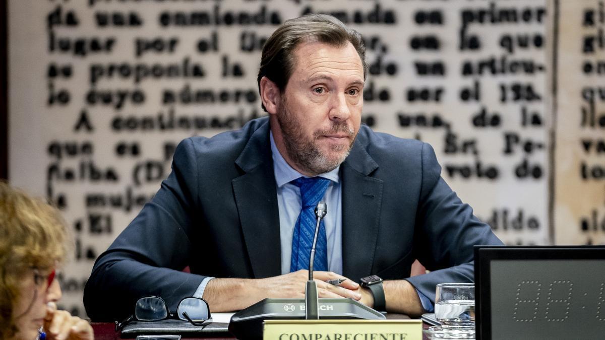 El ministro de Transportes y Movilidad Sostenible, Óscar Puente