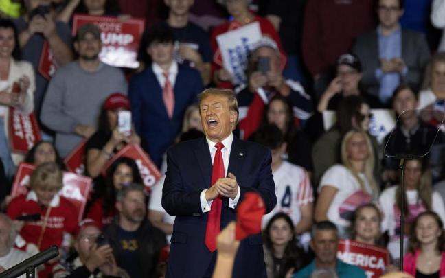 Donald Trump durante un mitin en Carolina del Sur el pasado fin de semana.