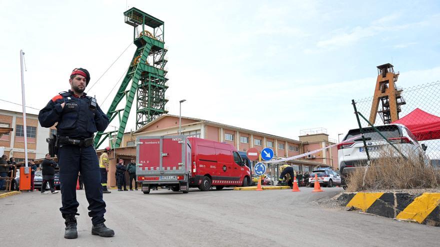 Empresa Iberpotash en Cabanasses de Súria (Barcelona) tras el accidente laboral
