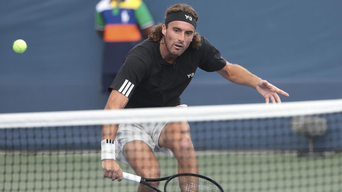 Stefanos Tsitsipas, en acción.