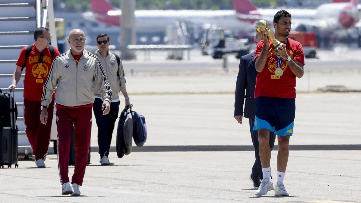 En imágenes: Celebración de la selección española tras proclamarse campeona del mundo