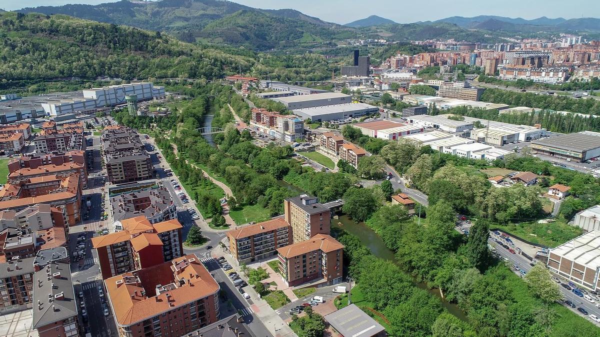 Vista general del municipio de Etxebarri