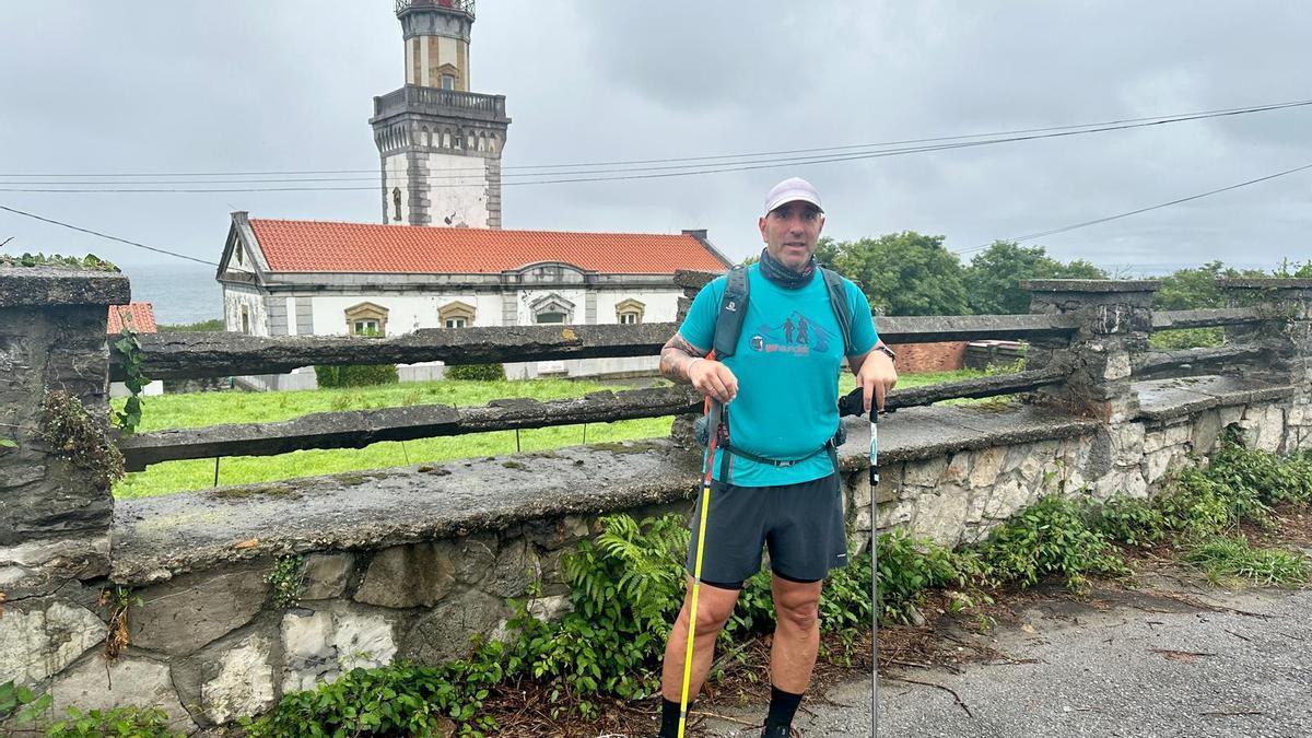 Reto solidario: Gonzalo Pérez inicia la tercera etapa entre Igueldo y Zumaia