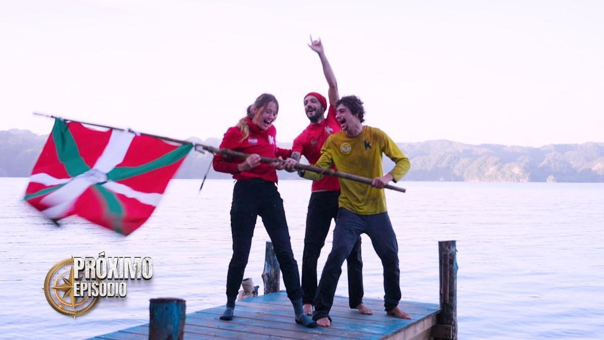 Jaio, Monty y Aimar, aspirantes a hacerse con la ikurriña en la gran final de 'El Conquis'