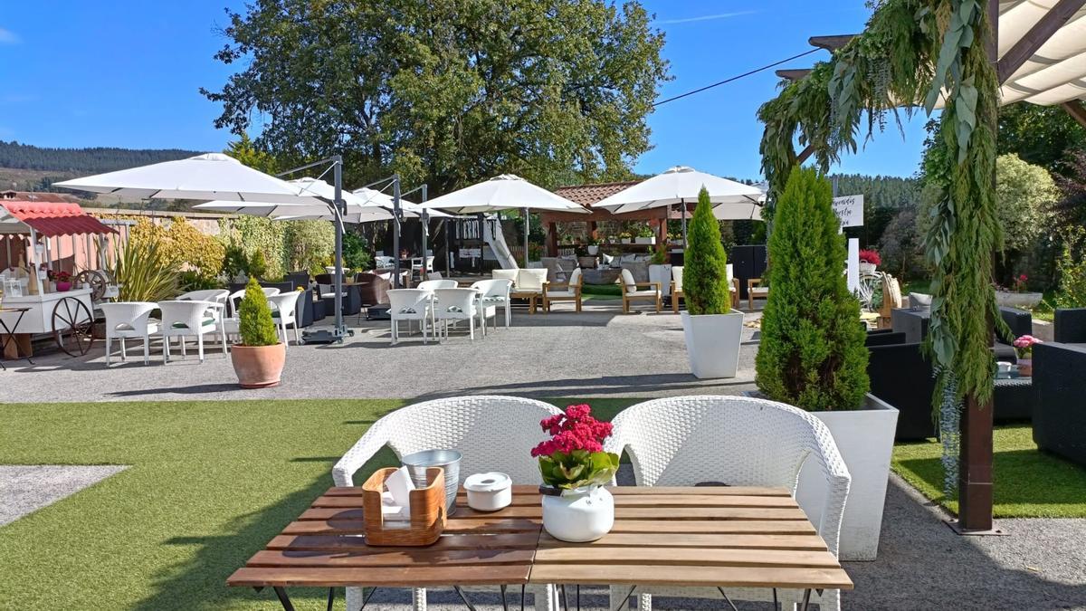 La terraza de Bideko.