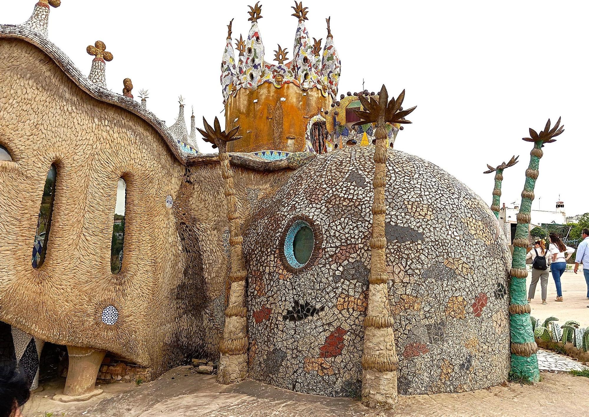 La cúpula del baño, vista desde el exterior.