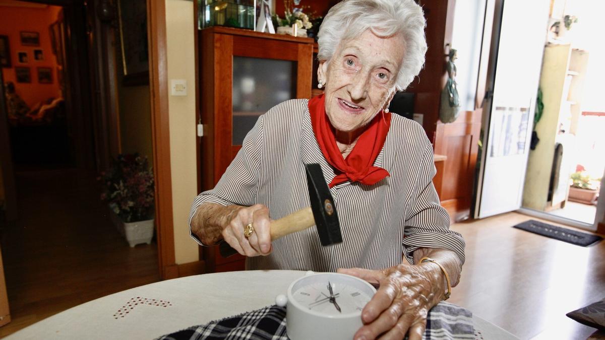 Muere Esther Espinosa, la neska más veterana