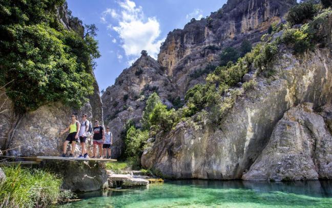 El Parrisal de Beceite situado en la cabecera del río Matarraña