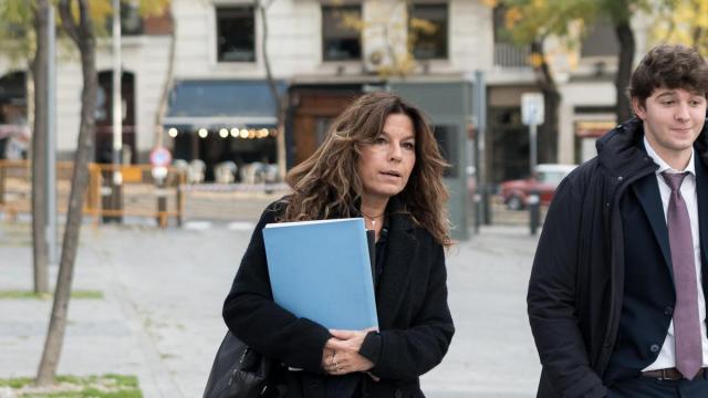 La abogada de Leire Díez, Eva Bejarano, a su llegada a la Audiencia Nacional