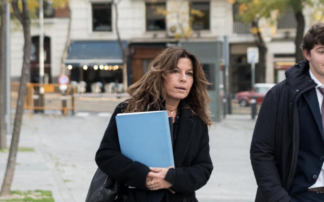 La abogada de Leire Díez, Eva Bejarano, a su llegada a la Audiencia Nacional