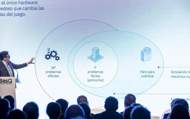 Presentación del acuerdo entre Gobierno Vasco e IBM en Donostia.