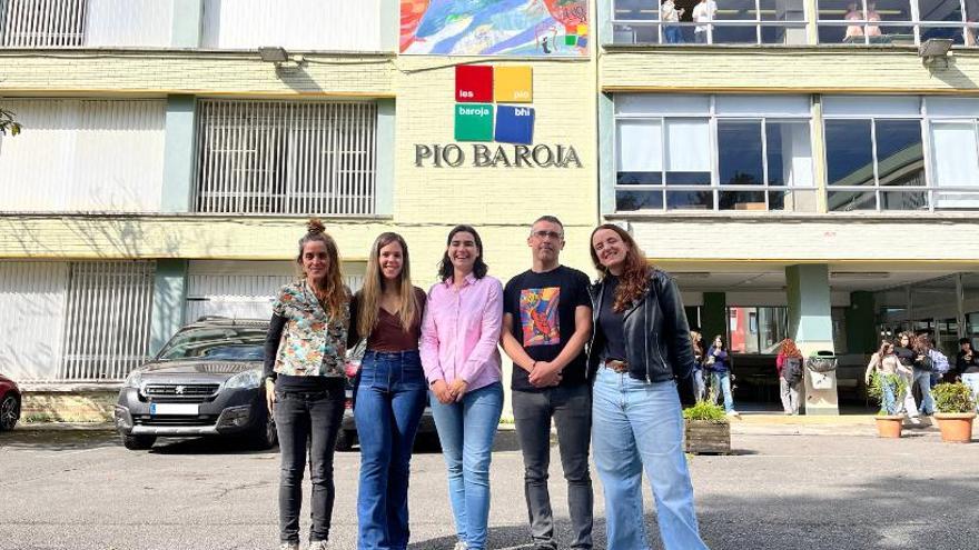 La presentación ha tenido lugar esta mañana en el instituto Pío Baroja.