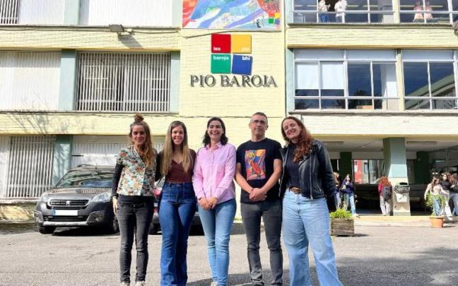 La presentación ha tenido lugar esta mañana en el instituto Pío Baroja.