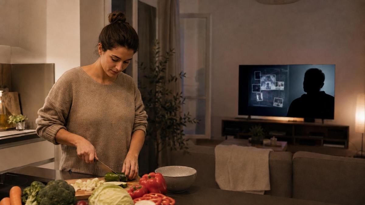 La llamada televisión ambiental acompaña tareas cotidianas como cocinar o trabajar sin reclamar toda nuestra atención.