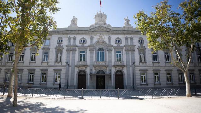 Imagen de la fachada del Tribunal Supremo.