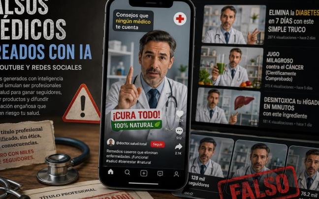 Los perfiles de falsos médicos inundan las redes