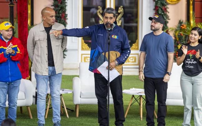 Nicolás Maduro durante un acto celebrado el pasado viernes en Caracas.