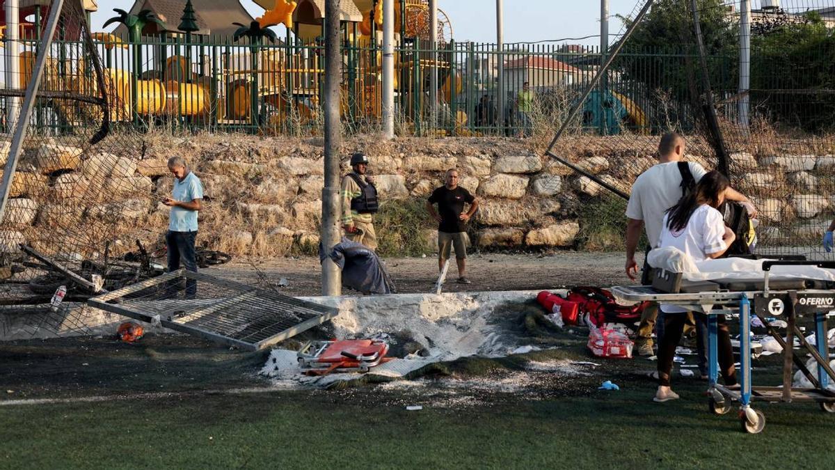 Al menos 10 muertos, la mayoría niños, tras un ataque desde Líbano contra norte de Israel