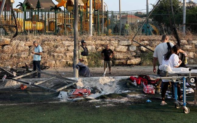Al menos 10 muertos, la mayoría niños, tras un ataque desde Líbano contra norte de Israel