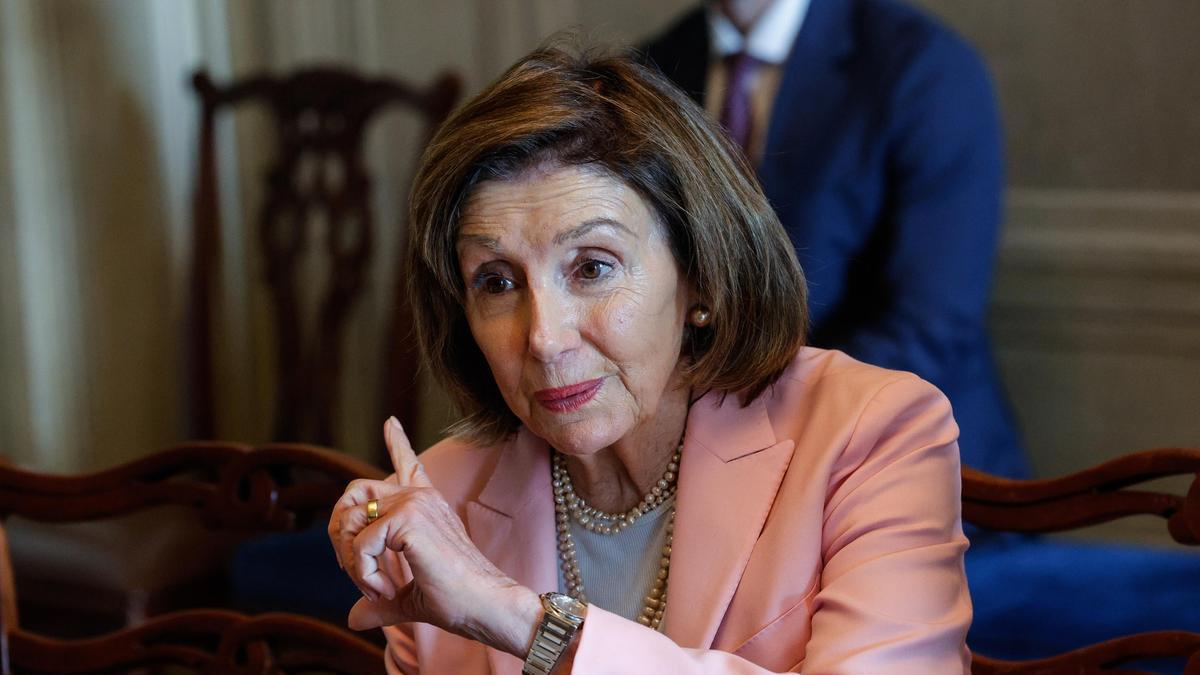 La expresidenta de la Cámara de Representantes, Nancy Pelosi