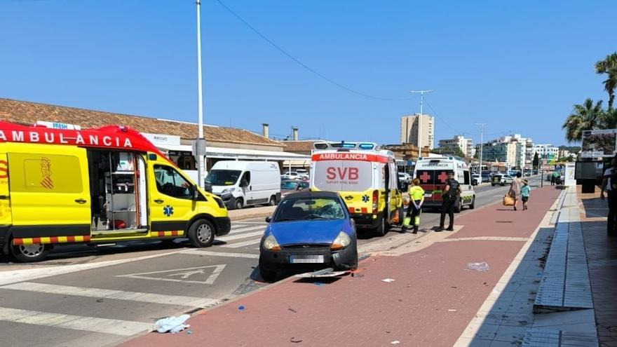 Imagen del siniestro en Jávea