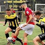 Una acción del partido disputado en Etxezuri entre el Deusto y el Portugalete el pasado día 4. | FOTO: CLUB PORTUGALETE