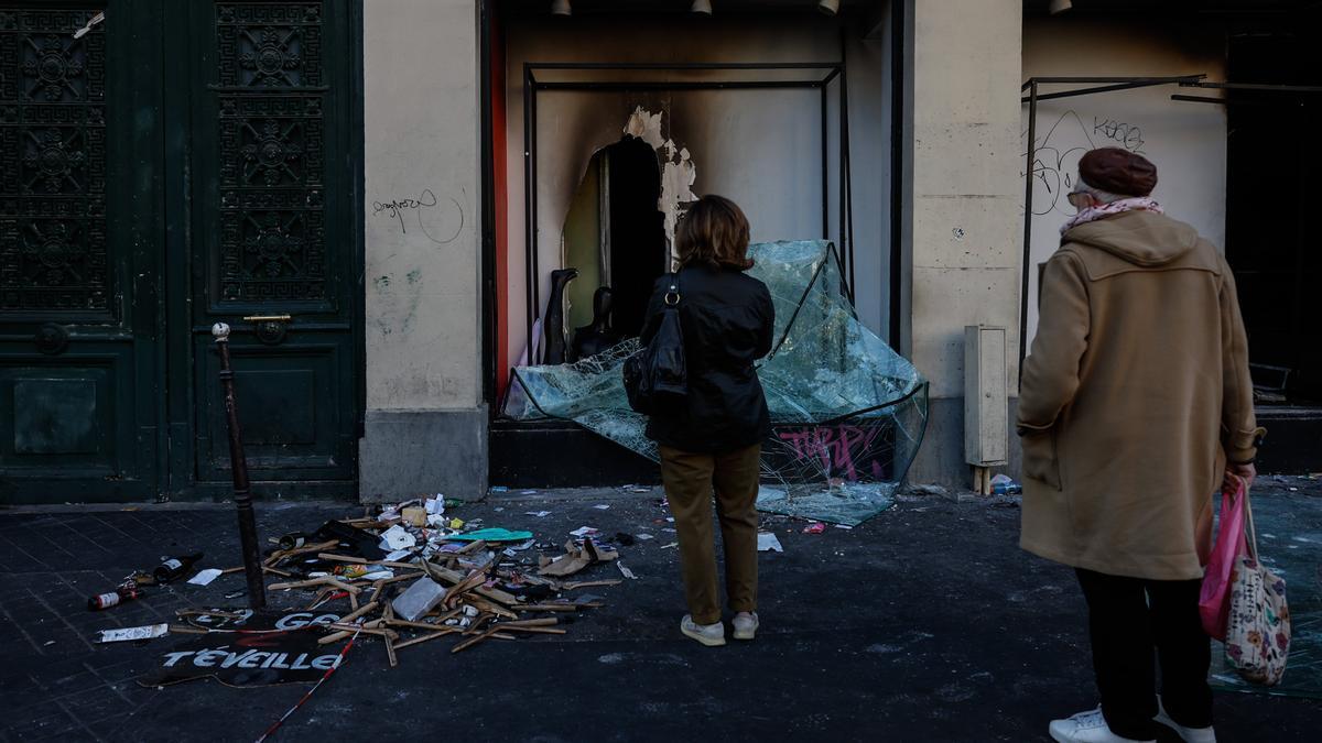 En imágenes: Francia registra 1.200 detenidos y 150 agentes heridos tras una jornada de protestas marcada por la violencia