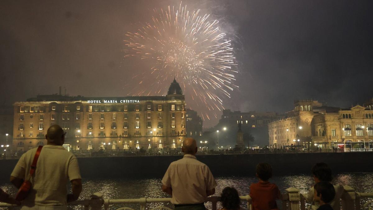 El Hotel María Cristina en la Semana Grande donostiarra