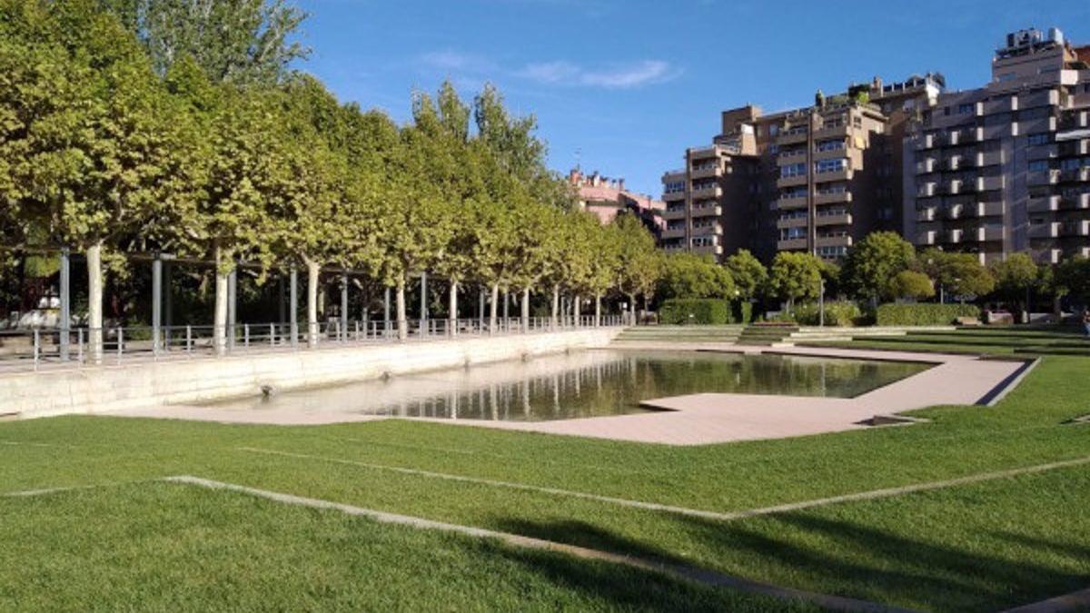 Parque Miguel Servet de Huesca.
