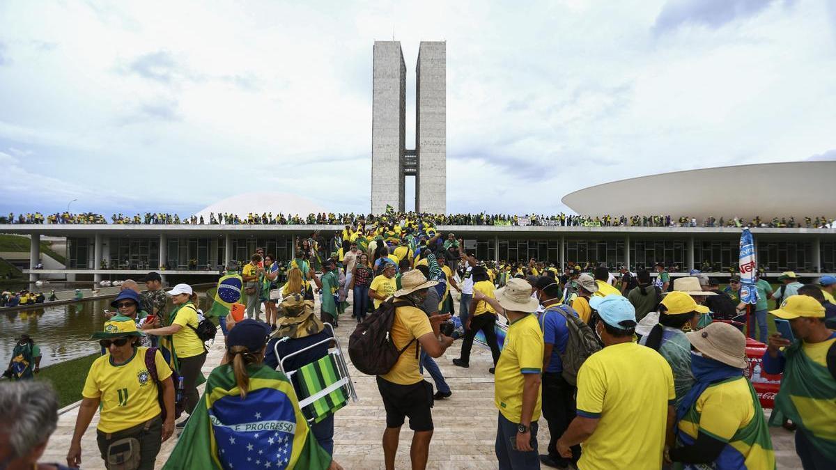 Imagen de archivo del intento de golpe de Estado en Brasil del pasado 8 de enero.