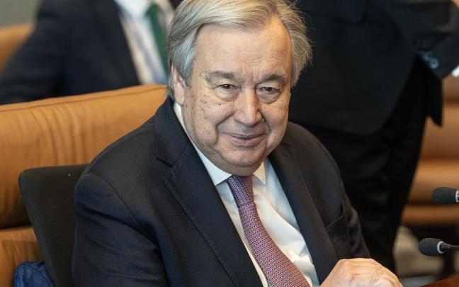 El secretario general de la ONU, António Guterres.