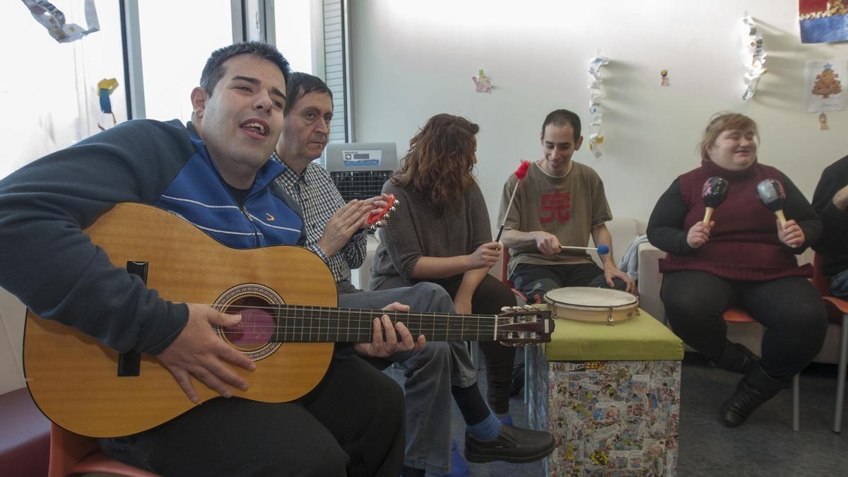 Una actividad de Autismo Araba.