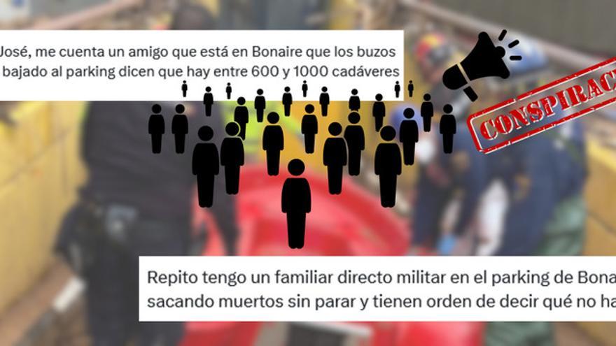 Uno de los mensajes falsos que circularon en torno al p´raking inundado de Bonaire. Uno de los mensajes falsos que circularon en torno al p´raking inundado de Bonaire.
