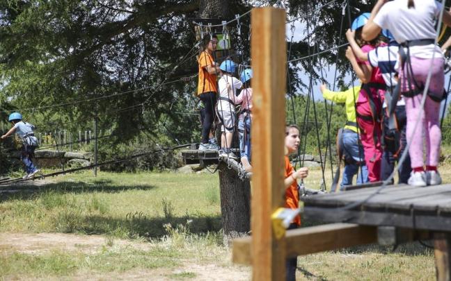 Imagen de archivo de un campamento de verano.