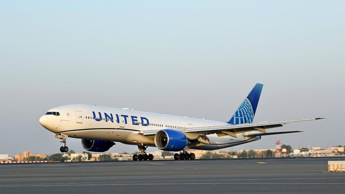 Avión de United Airlines