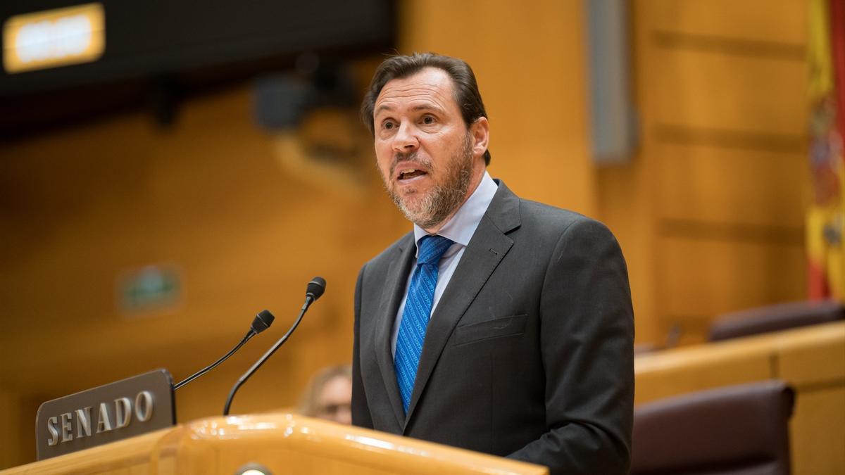 Óscar Puente en el Senado, en una imagen de archivo.