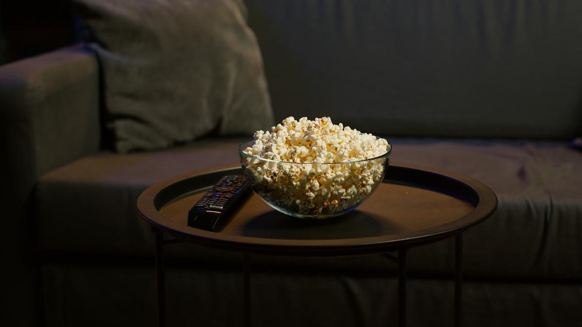 Un bol de palomitas, en una imagen de archivo.