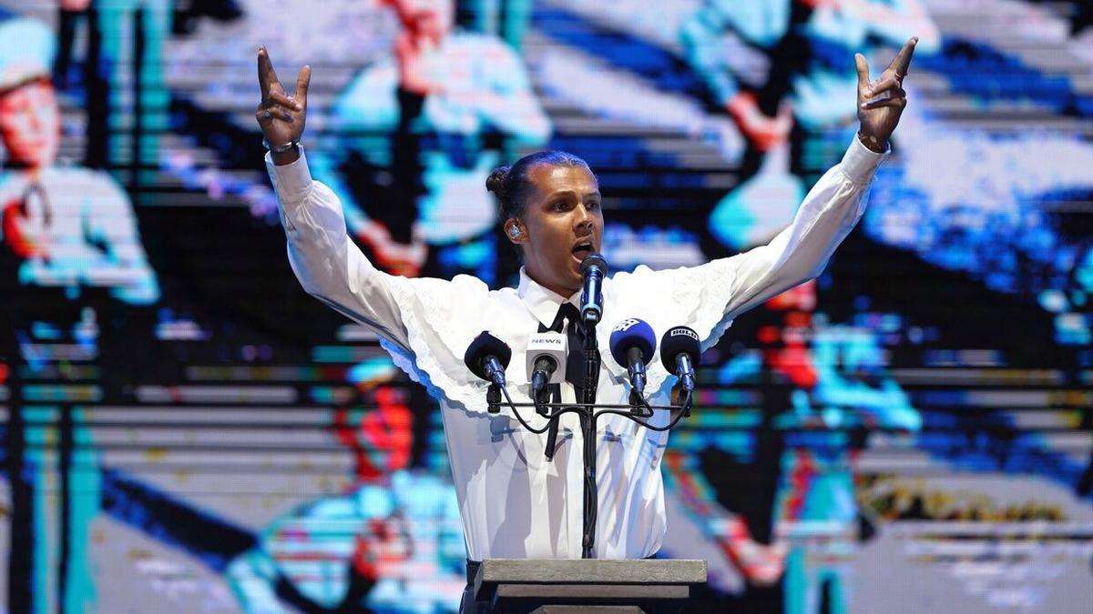 Actuación de Stromae en el BBK Live de 2022.