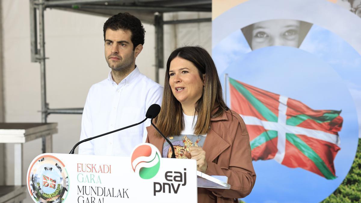 La secretaria del EBB del PNV, Maitane Ipiñazar.