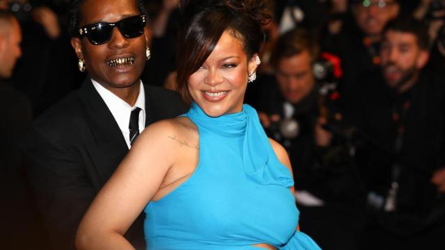 Rihanna y A$AP Rocky en el festival de Cannes.