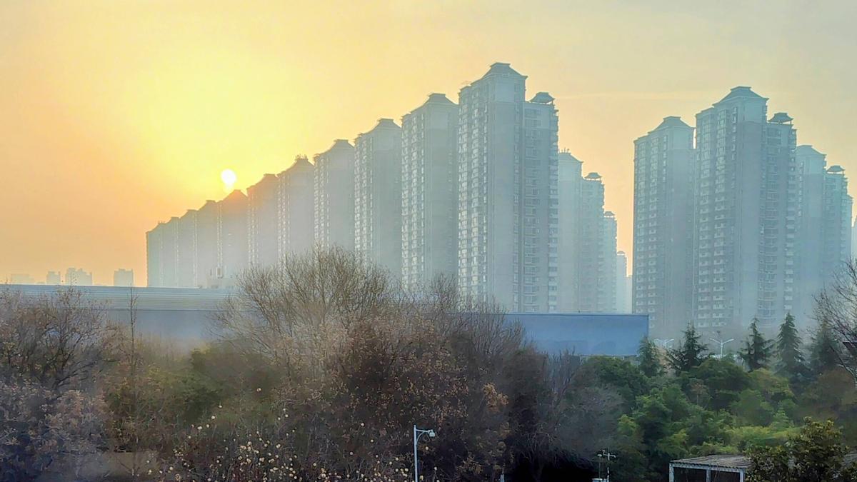 Rascacielos en las afueras de Beijing.