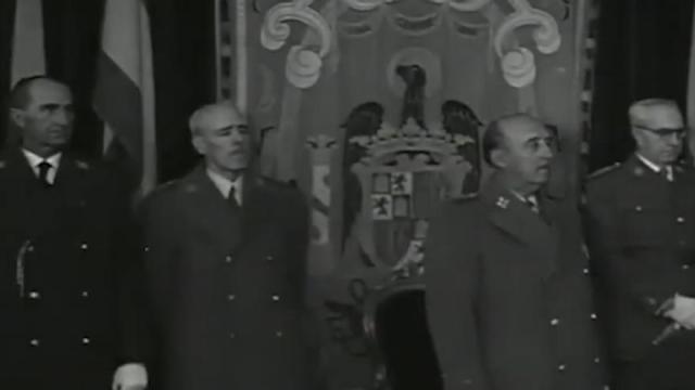 Imagen de Franco que muestra la web de la Fundación Franco.