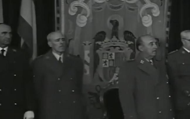 Imagen de Franco que muestra la web de la Fundación Franco.